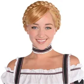 Dodatki do strojów karnawałowych - Amscan Peruka party "Bawarka", 845748-55 - miniaturka - grafika 1