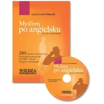 Wiedza Powszechna Myślimy po angielsku. Ucz się z wyobraźnią + CD - Leon Leszek Szkutnik