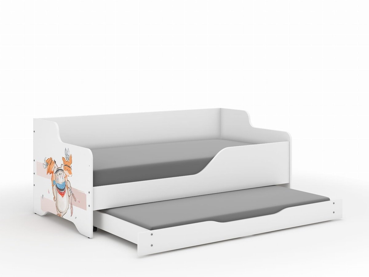Łóżko dziecięce LILU 160x80 MISIU z funkcją spania