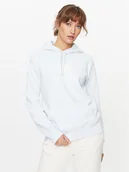 Bluzy damskie - New Balance Bluza Essentials Stacked Logo Hoodie WT31533 Błękitny Regular Fit - miniaturka - grafika 1