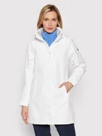 Odzież trekkingowa damska - Helly Hansen Kurtka przeciwdeszczowa Aden 62648 Biały Regular Fit - miniaturka - grafika 1