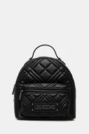 Plecaki - Love Moschino plecak damski kolor czarny mały z aplikacją JC4148PP0L - miniaturka - grafika 1
