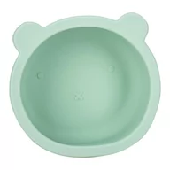 Miseczki i talerzyki dla dzieci - FREEON SILIKONOWA MISECZKA MIŚ MIĘTOWY - miniaturka - grafika 1