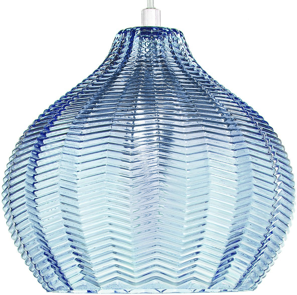 Lampa wisząca Elstead KEILA szkło niebieski 598680