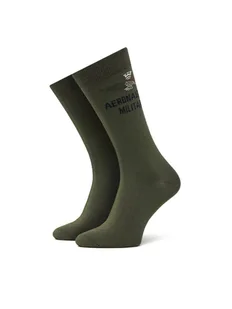 Aeronautica Militare Skarpety Wysokie Męskie 251CZ011L499 Zielony - Skarpetki męskie - miniaturka - grafika 1