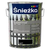 Emalie - Śnieżka Emalia chlorokauczukowa Supermal czarna 5 l - miniaturka - grafika 1