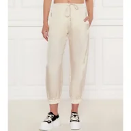 Spodnie damskie - Marella SPORT Jedwabne spodnie jogger ABETAIA Regular Fit - miniaturka - grafika 1