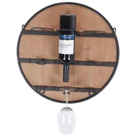 Pozostałe akcesoria kuchenne - Home Styling Collection Uchwyt WIESZAK kuchenny barowy na wino i kieliszki 532020 - miniaturka - grafika 1