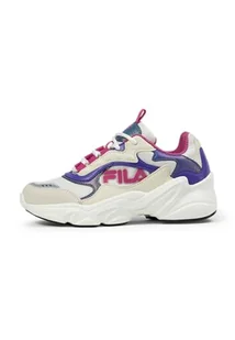 FILA Collene Logo Kids Sneakersy dziewczęce, Turtledove fuksja róża, 34 EU - Buty dla dziewczynek - miniaturka - grafika 1