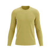 Koszulki sportowe męskie - COMPRESSPORT Koszulka biegowa z długim rękawem PERFORMANCE LS T-SHIRT ceylon yellow - miniaturka - grafika 1