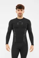 Pozostała odzież narciarska - Bluza termoaktywna męska Viking Eiger 2.0 Longsleeve Bamboo 0908 czarno-szary M - miniaturka - grafika 1