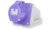 Gniazdka elektryczne - Gniazdo stałe 32A 3P 24V fioletowe IP44 173V - miniaturka - grafika 1