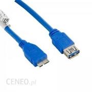Kable USB - 4World Kabel USB 3.0 AF-Micro BM1 m niebieski 8969 - miniaturka - grafika 1
