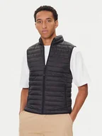 Kamizelki męskie - United Colors Of Benetton Kamizelka 2TWDUJ00P Czarny Regular Fit - miniaturka - grafika 1