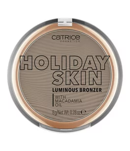 Catrice Catrice - HOLIDAY SKIN LUMINOUS BRONZER - Wodoodporny puder brązujący - 8 g - 020 OFF TO THE ISLAND - Bronzery i konturowanie twarzy - miniaturka - grafika 1