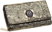 Portfele - Monnari Portfel Damski Skórzany Elegancki Duży Pojemny Ze Wzorem Skóry - miniaturka - grafika 1