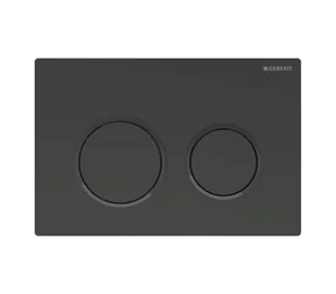 Geberit Omega20 - Kontrola spłukiwania, czarny mat 115.085.16.1 - Przyciski spłukujące - miniaturka - grafika 1