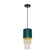 Lampy sufitowe - Milagro Lampa wisząca ALMERIA GREEN/GOLD 1xE27 MLP6452 - miniaturka - grafika 1