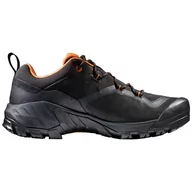 Buty trekkingowe męskie - Męskie buty turystyczne Mammut Sapuen Low GTX Men Rozmiar butów (UE): 46 2/3 / Kolor: czarny/pomarańczowy - miniaturka - grafika 1