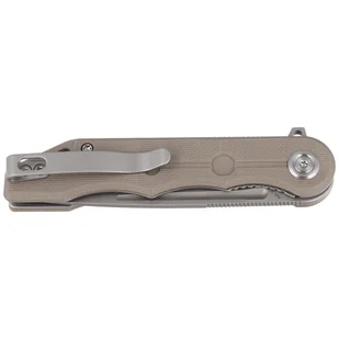 Nóż składany Kubey Knife Mizo Tan G10, Bead Blast AUS-10 by Tiguass (KU312H) - Noże - miniaturka - grafika 6