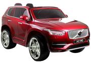 Pojazdy elektryczne dla dzieci - LEANToys Auto na akumulator VOLVO XC90 czerwone lakierowane - miniaturka - grafika 1