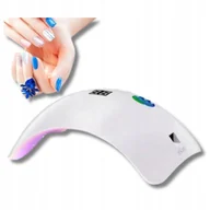 Lampy UV do paznokci - Lampa UV LED Do Paznokc Timer 30/60/99s Czujnikiem Ruchu LCD - miniaturka - grafika 1