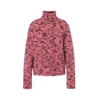 Dresy damskie - maglie donna moschino jeans - maglia - rosa - miniaturka - grafika 1