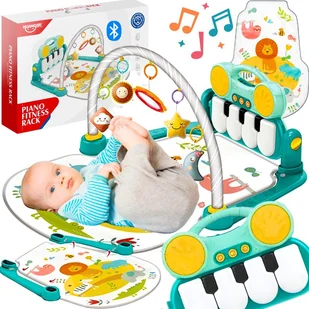 MATA DLA NIEMOWLĄT EDUKACYJNE PIANINKO FUNKCJA BLUETOOTH GRUBY KOCYK 0+ - Maty edukacyjne - miniaturka - grafika 1