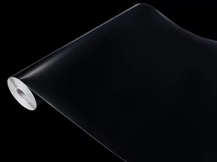 Samoprzylepna Okleina Meblowa Czarna Matowa Na Meble Szafkę Regał 67x25 - Meble modułowe i akcesoria Samoprzylepna Okleina Meblowa Czarna Matowa Na Meble Szafkę Regał 67x25 - Meble modułowe i akcesoria - miniaturka - grafika 1