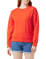 Bluzy damskie - Levi's Bluza damska Standard Crew, Enamel Orange, XL - miniaturka - grafika 1