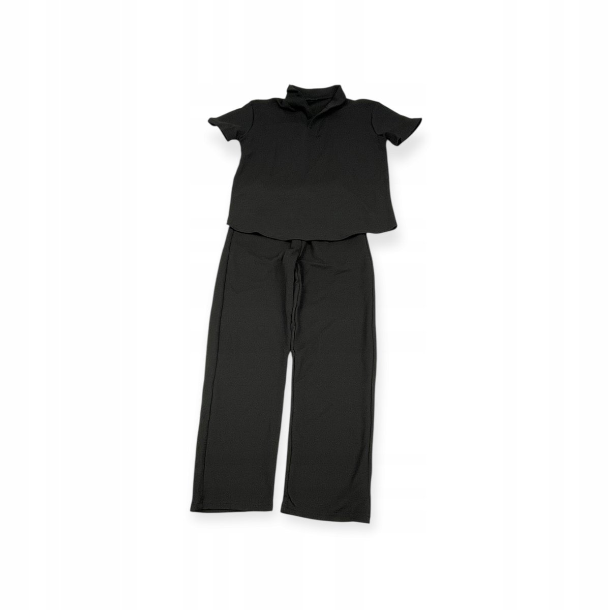 Eleganckie spodnie męskie Old Money - klasyczna czerń, rozmiar S