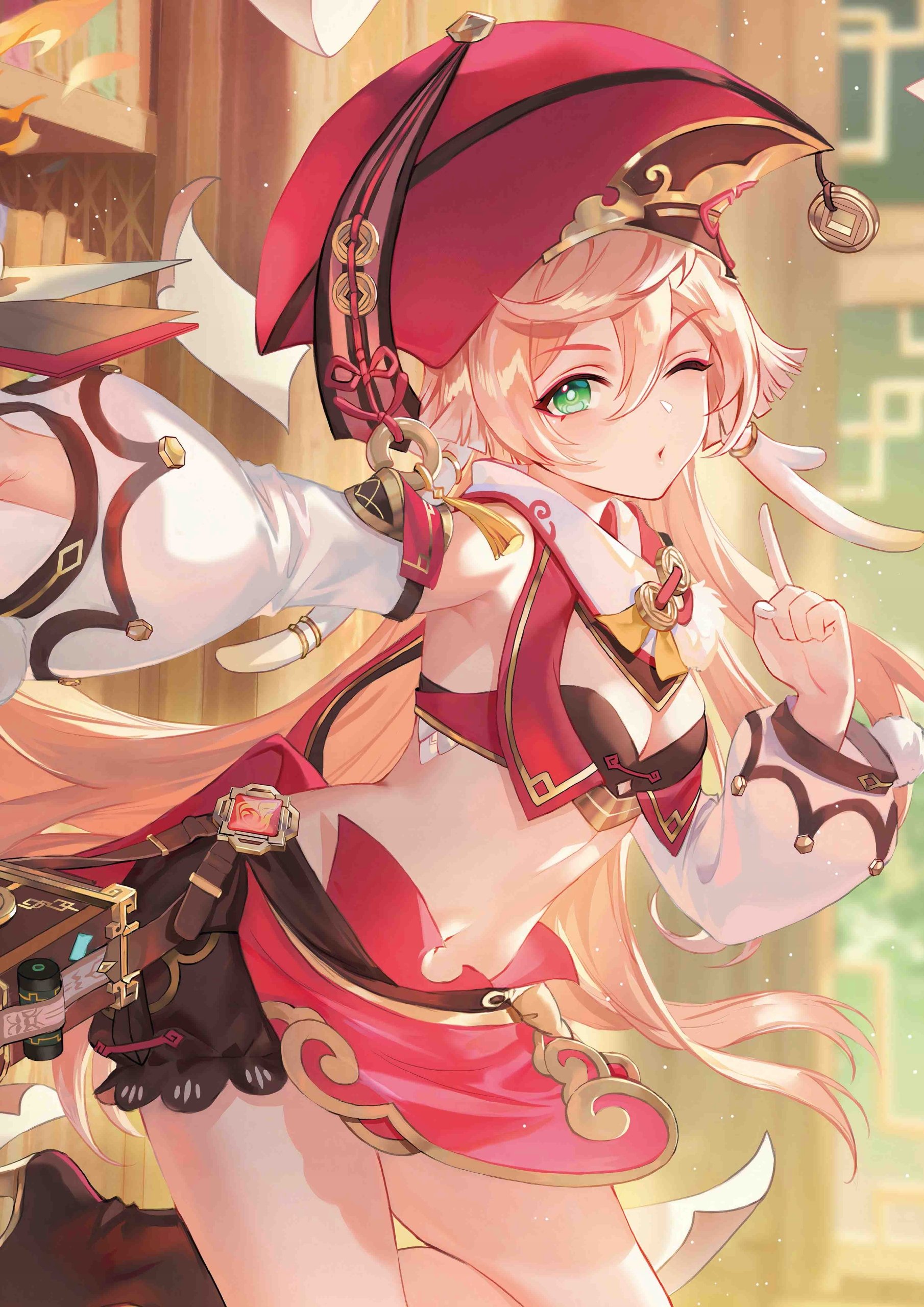 Plakat A3 Genshin Impact Anime Gra Yanfei