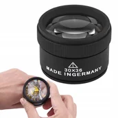 Mikroskopy i lupy - Lupa Zegarmistrzowska Szkło Powiększające 30x do Biżuterii - miniaturka - grafika 1
