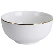 Miski i półmiski - Misa porcelanowa ze złotym rantem 480ml - miniaturka - grafika 1