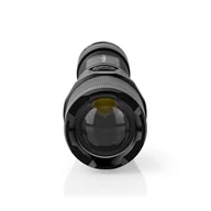 Latarki - Latarka LED - zasilanie bateryjne - 3,7 V DC - 10 W - Wbudowane baterie litowo-jonowe w zestawie - Możliwość ponownego ładowania - Znamionowy strumień świetlny: 1000 lm - Zakres światła: 110 m - Kąt - miniaturka - grafika 1