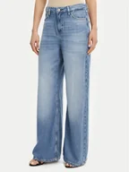 Spodnie damskie - Guess Jeansy W5GA82 D5B94 Niebieski Wide Leg - miniaturka - grafika 1