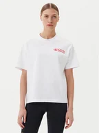 Koszulki i topy damskie - Fila T-Shirt Leffinge FAW1029 Biały Loose Fit - miniaturka - grafika 1