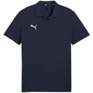 Koszulki męskie - Koszulka męska Puma Team Goal Casuals Polo granatowa 658605 06 XL - miniaturka - grafika 1