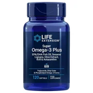 Witaminy i minerały - Suplement diety, LIFE EXTENSION Super Omega-3 Plus EPA/DHA z Lignanami Sezamowymi, Ekstraktem z Oliwek, Olejem z Kryla i Astaksantyną EU  (120 kaps.) - miniaturka - grafika 1