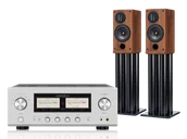 Zestawy stereo - Luxman L-505Z (srebrny) + Response D Two R (mahoń) - miniaturka - grafika 1