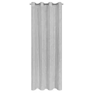 Zasłony - Zasłona 140 x 250 Dekoracyjna Agnes Przelotka Sreb - miniaturka - grafika 1