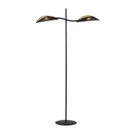 Lampy stojące - Emibig LOTUS LP2 BLACK/GOLD 1106/LP2 lampa podłogowa oryginalny Design abażury 1106/LP2 - miniaturka - grafika 1