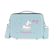 Kosmetyczki, organizery i kuferki - Enso Dreams Come True Neceser Możliwość adaptacji z Obudowa na messenger Niebieski 29x21x15 cms Sztywny ABS 9,14L 0,6 kg, niebieski, Neceser, kosmetyczka z paskiem na ramię - miniaturka - grafika 1