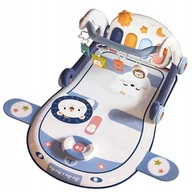 Maty edukacyjne - Mata edukacyjna dla niemowląt 92 cm zabawki interaktywne pianinko chodzik - miniaturka - grafika 1