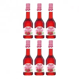 Polska Róża Syrop malinowy Zgrzewka 6 x 500 ml - Syropy i koncentraty owocowe - miniaturka - grafika 1
