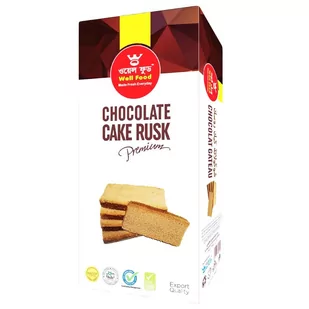 Sucharki Czekoladowe Dry Cake Well Food 250g - Pieczywo chrupkie - miniaturka - grafika 1