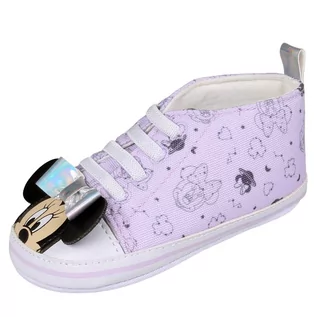 Buty dla dziewczynek - Myszka Minnie Disney Buciki, trampki niemowlęce, niechodki, dziewczynka 0-3 m  16 EU - grafika 1
