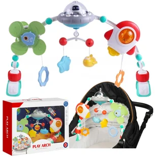 Pałąk Zawieszka Grająca z Zabawkami Karuzela do Łóżeczka Fotelika Nosidełka - Zawieszki dla dzieci i niemowląt Pałąk Zawieszka Grająca z Zabawkami Karuzela do Łóżeczka Fotelika Nosidełka - Zawieszki dla dzieci i niemowląt - miniaturka - grafika 1