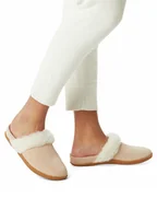 Kapcie damskie - Sorel Kapcie "Nakiska" w kolorze beżowym - miniaturka - grafika 1