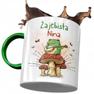 Kubki - Kubek Zielony Dla Niny Żony Przyjaciółki Prezent z Nadrukiem ze Zdjęciem+ Opakowanie na prezent (wzór 01) - miniaturka - grafika 1